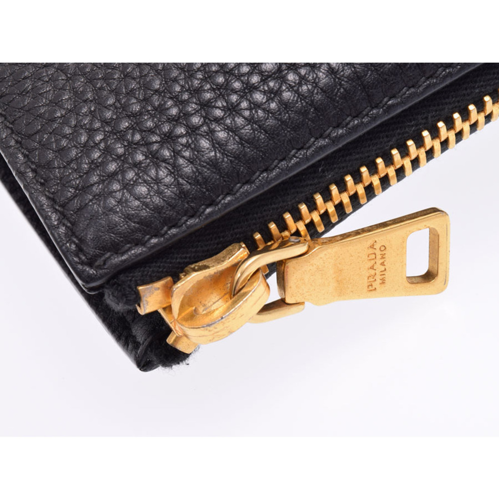 Prada Bag Shopping Vitello Daino Black Leather Tote - Picture 7 of 11